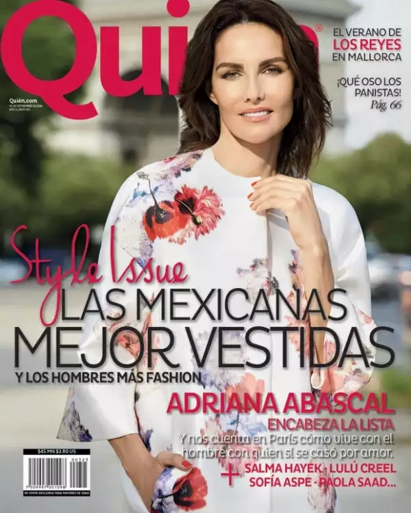 Adriana Abascal encabeza la lista de Style Issu.