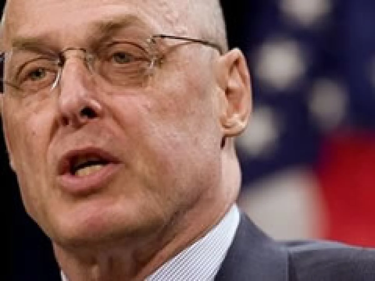 Henry Paulson se alista para dejar el departamento del Tesoro este mes. (Foto: AP)