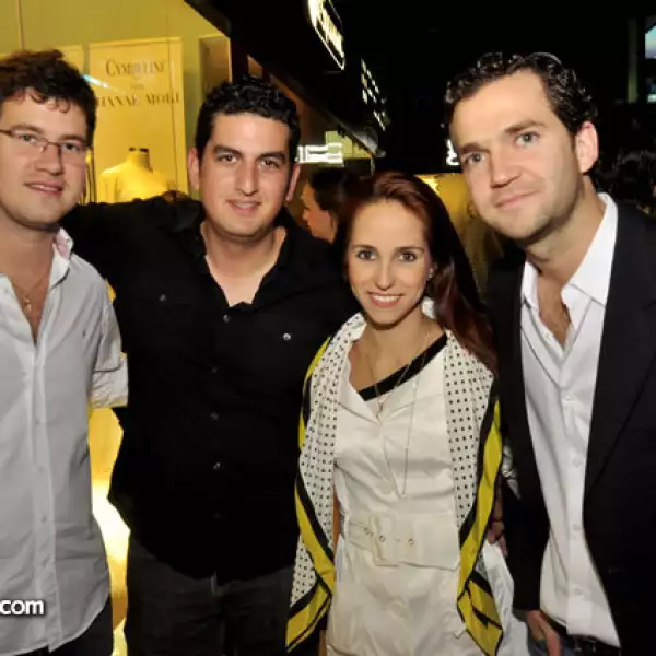 Arturo del Río, Víctor González, Victoria Gerlach y Benjamín Vizcaya