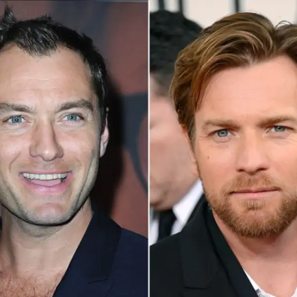 Jude Law e Ewan McGregor fueron compañeros de departamento antes de volverse famosos; incluso trabajaban juntos y hasta fundaron una productora cinematográfica.