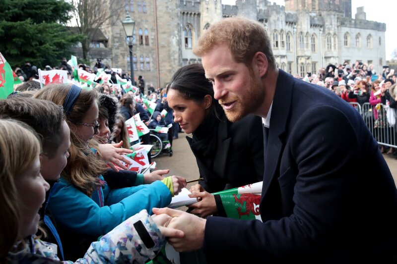 Príncipe Harry con Meghan Markle