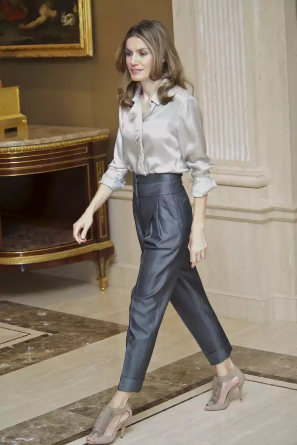 Prince Felipe and Princess Letizia Attend Audiences at Zarzuela Palace