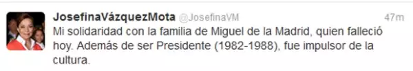 Josefina Vázquez Mota enfatizo el impulso a la cultura que realizó Miguel De La Madrid.