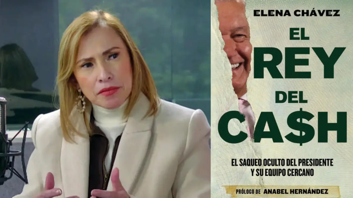 Elena Chávez, autora del libro "El rey del cash", señala en su libro moches y pases de charola