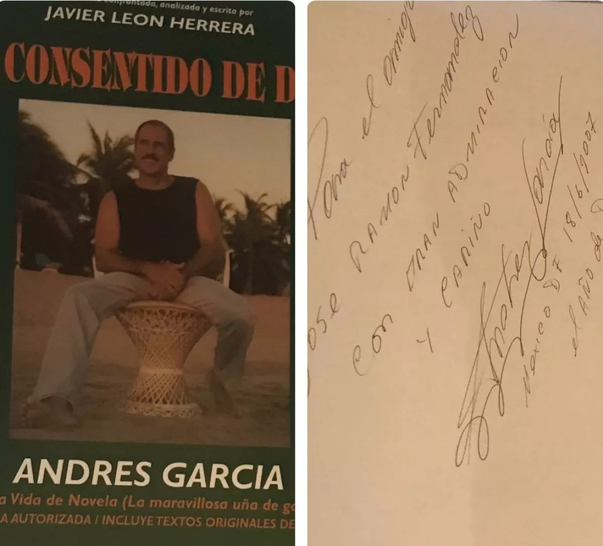 José Ramón Fernández y Andrés García eran amigos