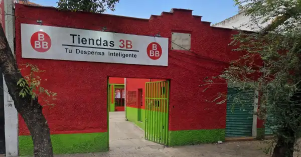 Fachada de Tienda 3B en la colonia Guerrero