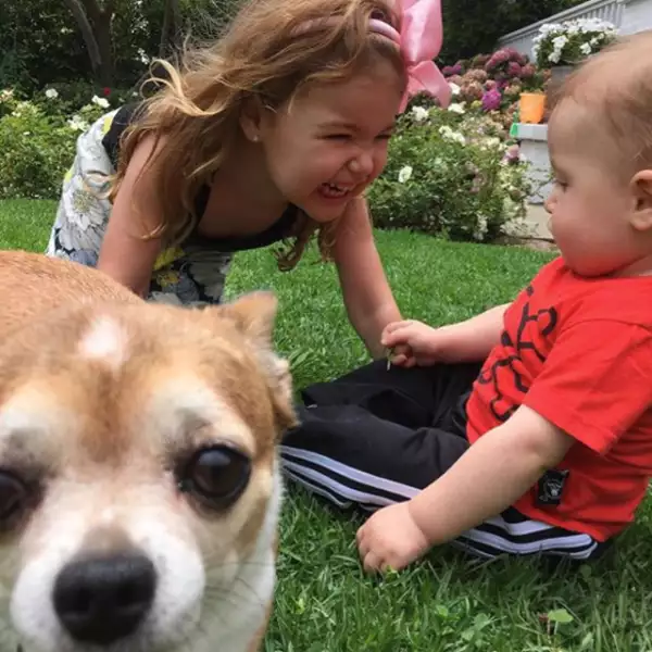 Elena tiene ahora un gran compañero de juegos y de vida.