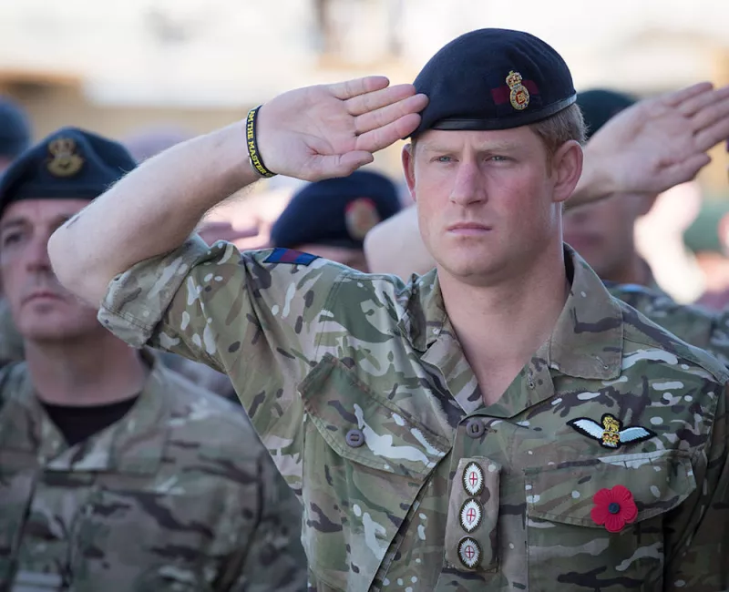 British Troops In Kandahar Participate In A Remembrance Sunday Service