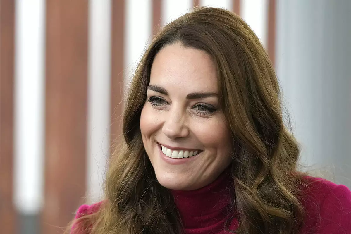 The Duchess Of Cambridge Visits Nower Hill High School