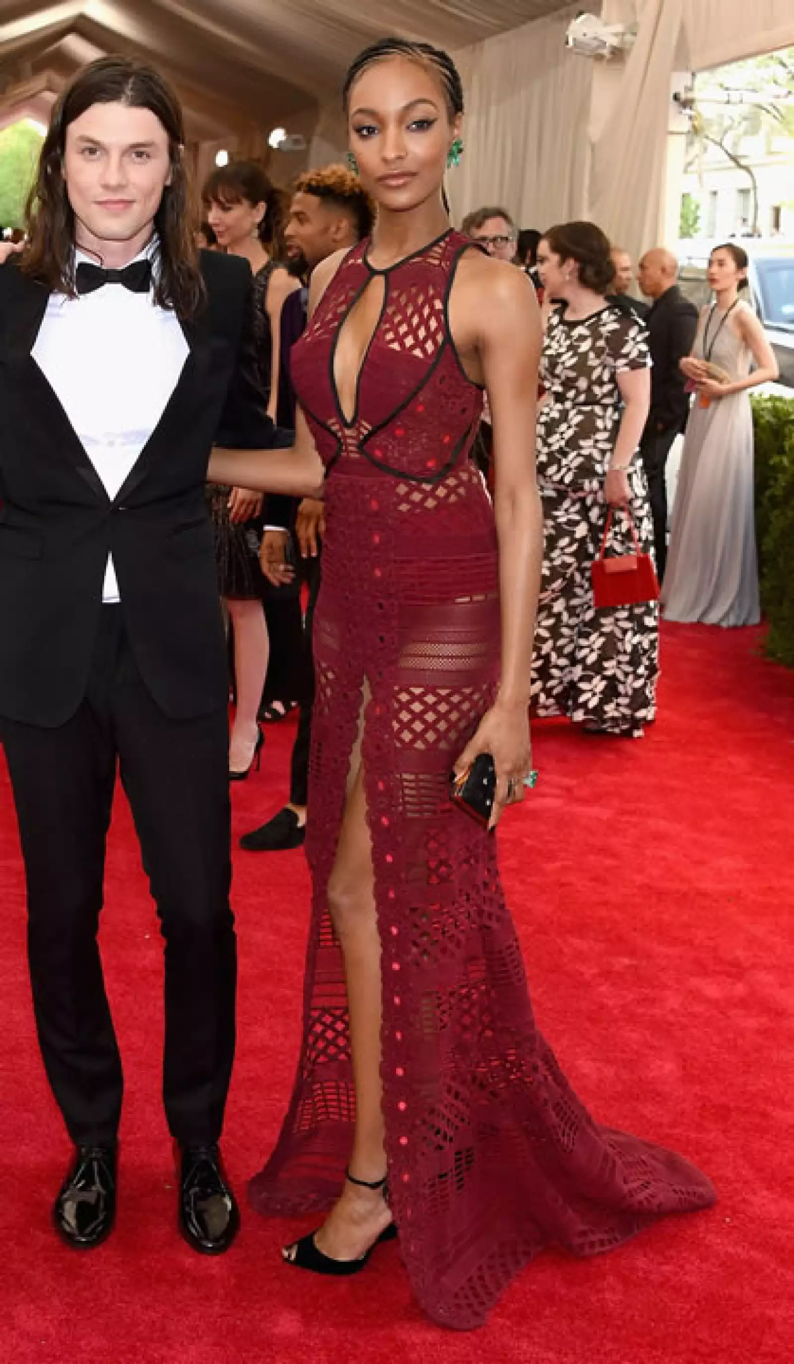 Jourdan Dunn en Burberry.