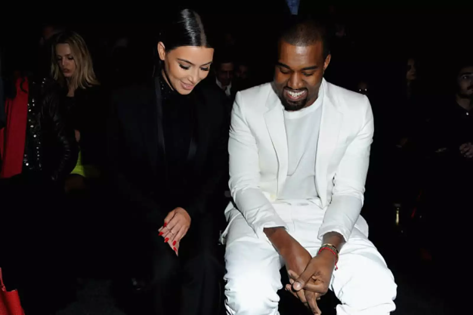 Kim Kardashian y Kanye West.