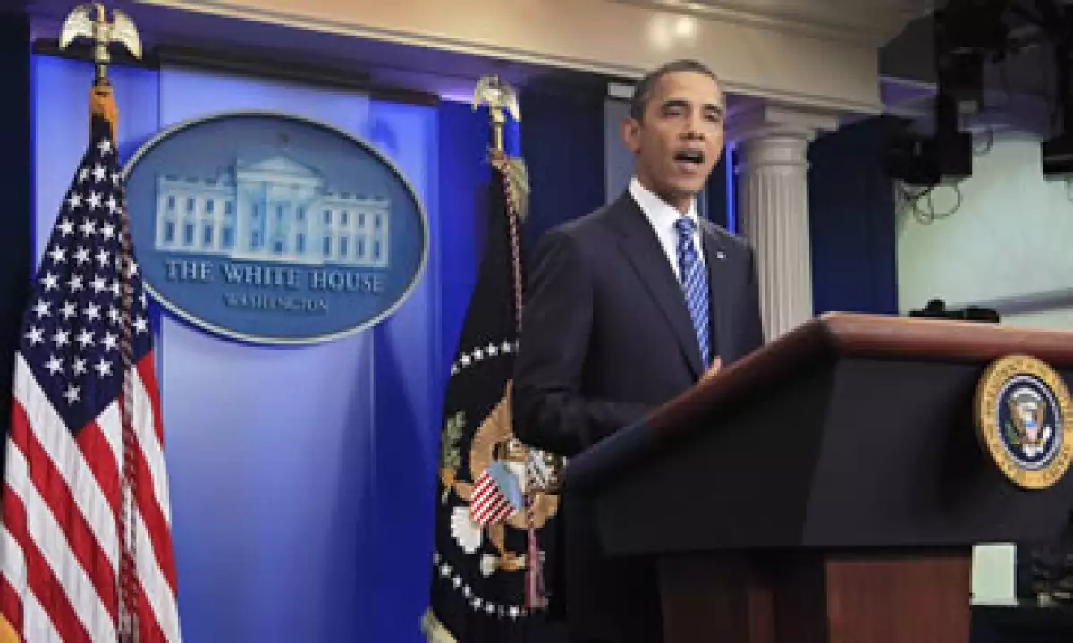 Barack Obama citó el viernes un informe sombrío sobre el mercado laboral, confiando en que persuadiría al Congreso a buscar un acuerdo rápido. (Foto: AP)