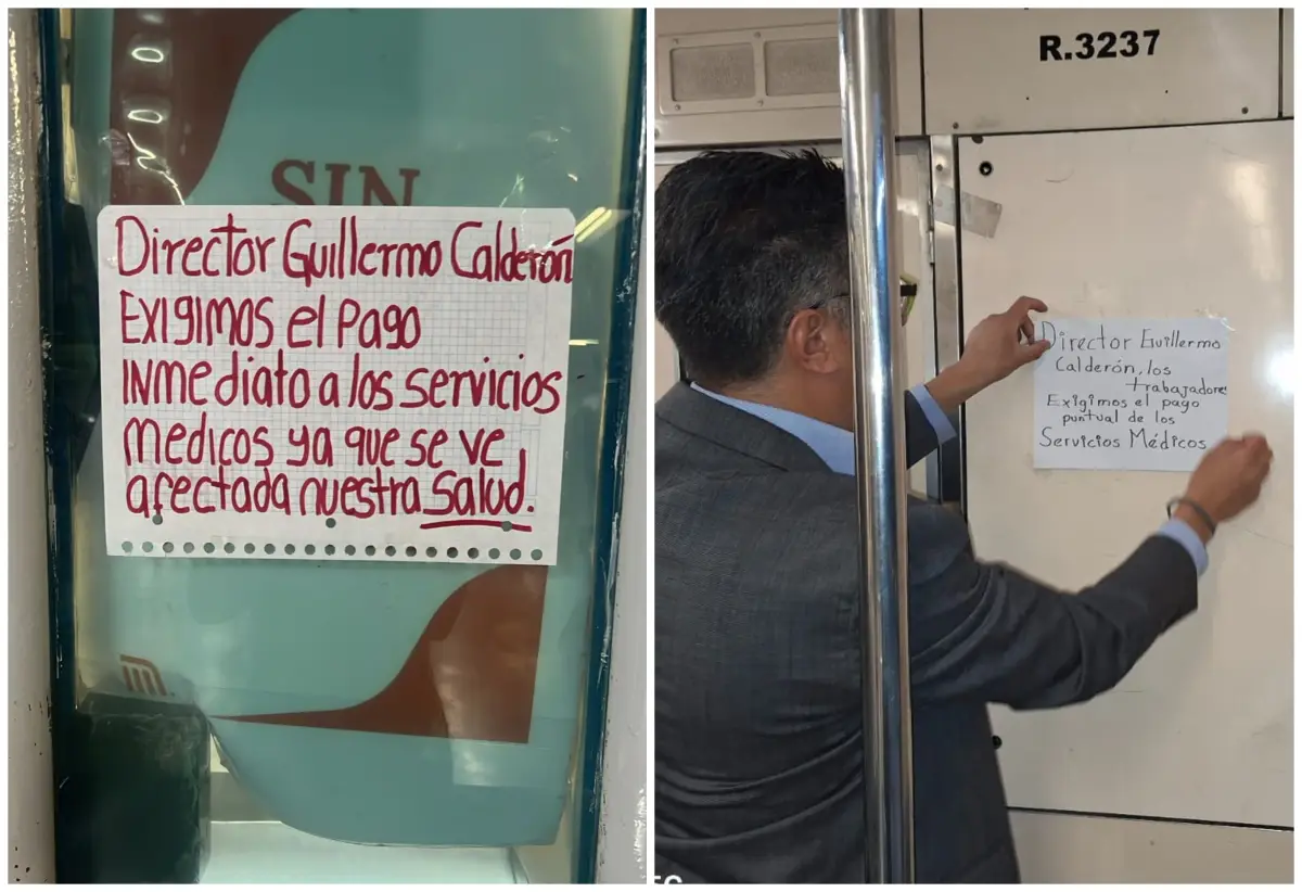 Sindicato del Metro protesta por aumento de sueldo y mejores condiciones de trabajo