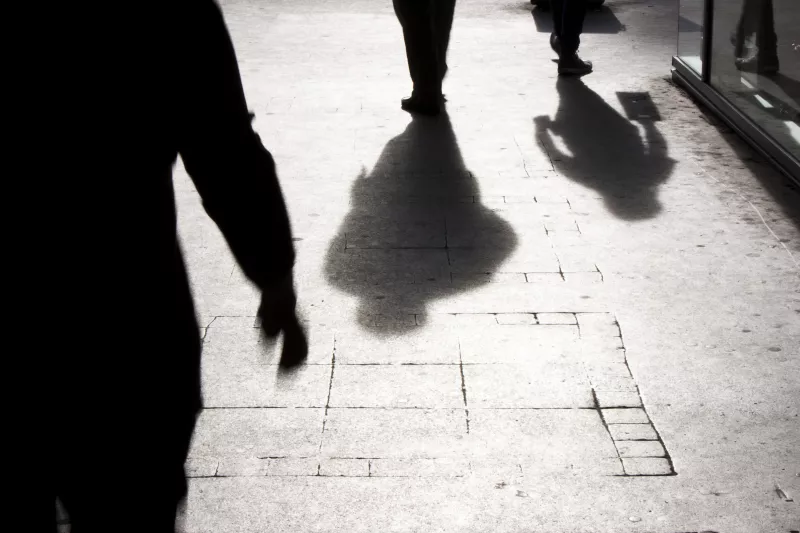 City shadows and silhouettes
