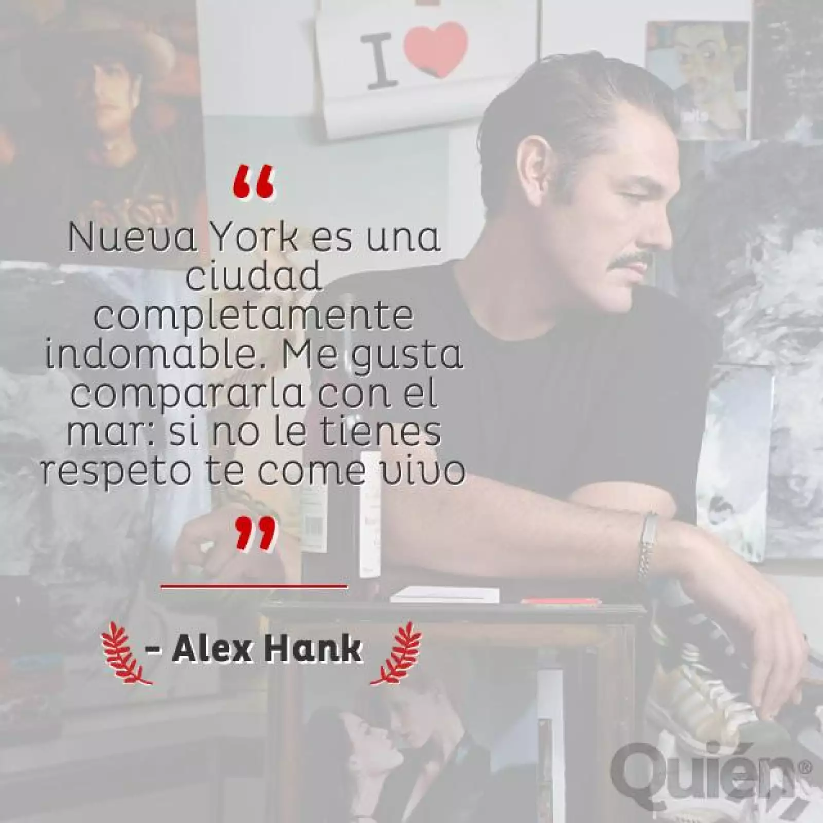 Alex Hank, artista plástico
