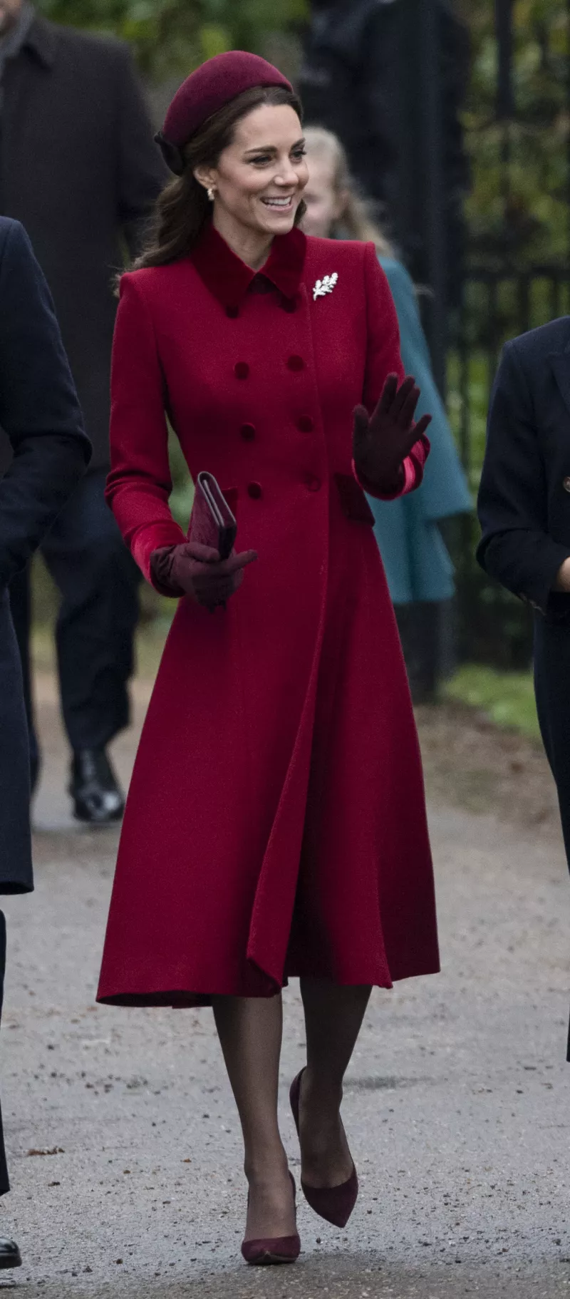 The Royal Family Attend Church On Christmas Day