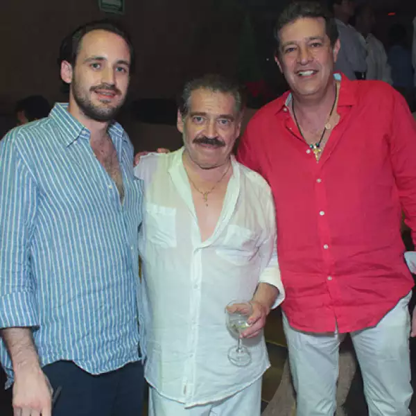 Gonzalo Brockmann,Ricardo Peralta y Beto Checa