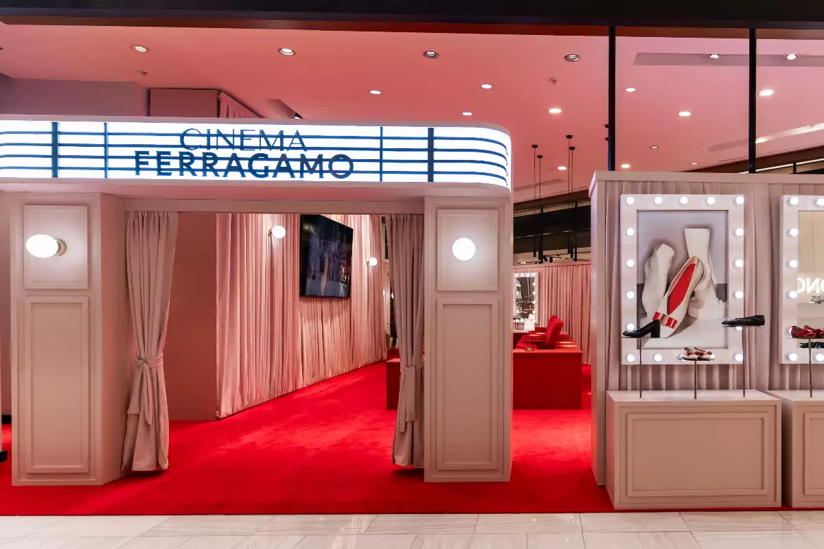 Cinema Ferragamo: instalación temporal
