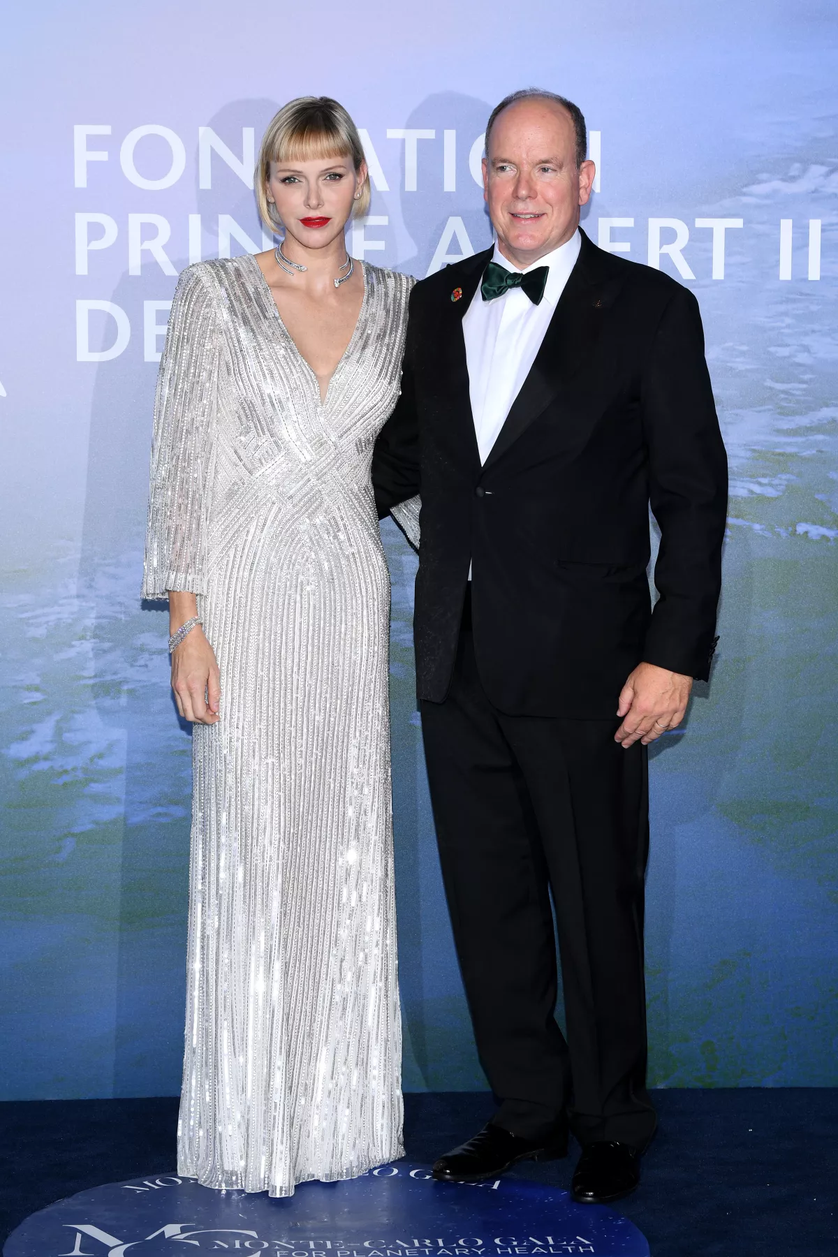Princesa Charlène y príncipe Alberto 