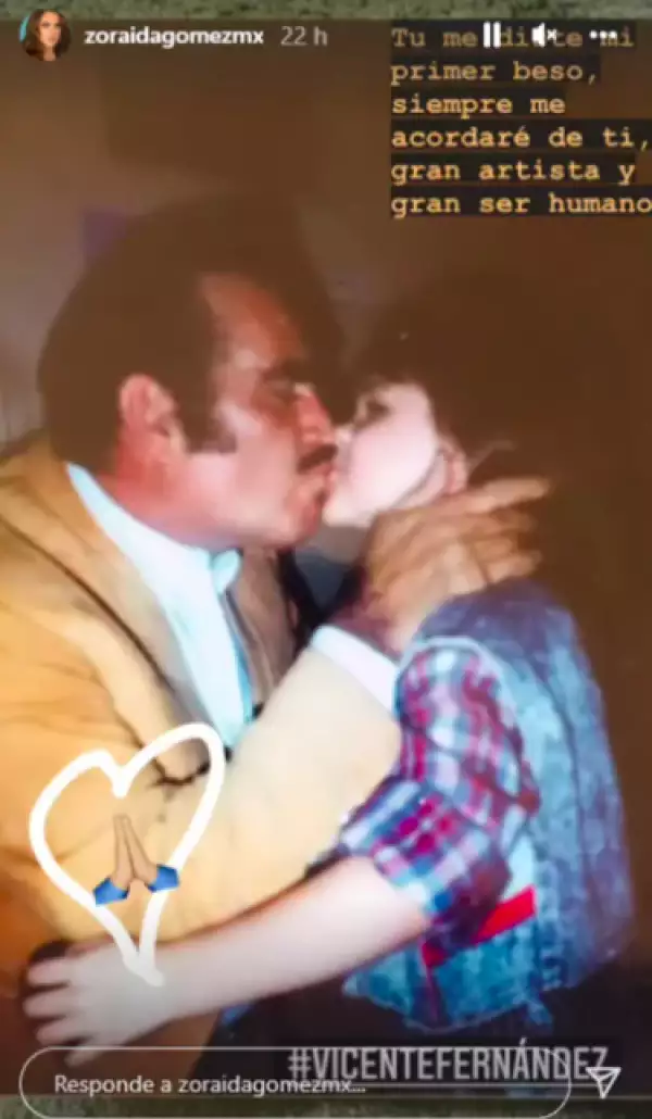 Zoraida Gómez Y Vicente Fernández La Polémica Por La Despedida De La Actriz