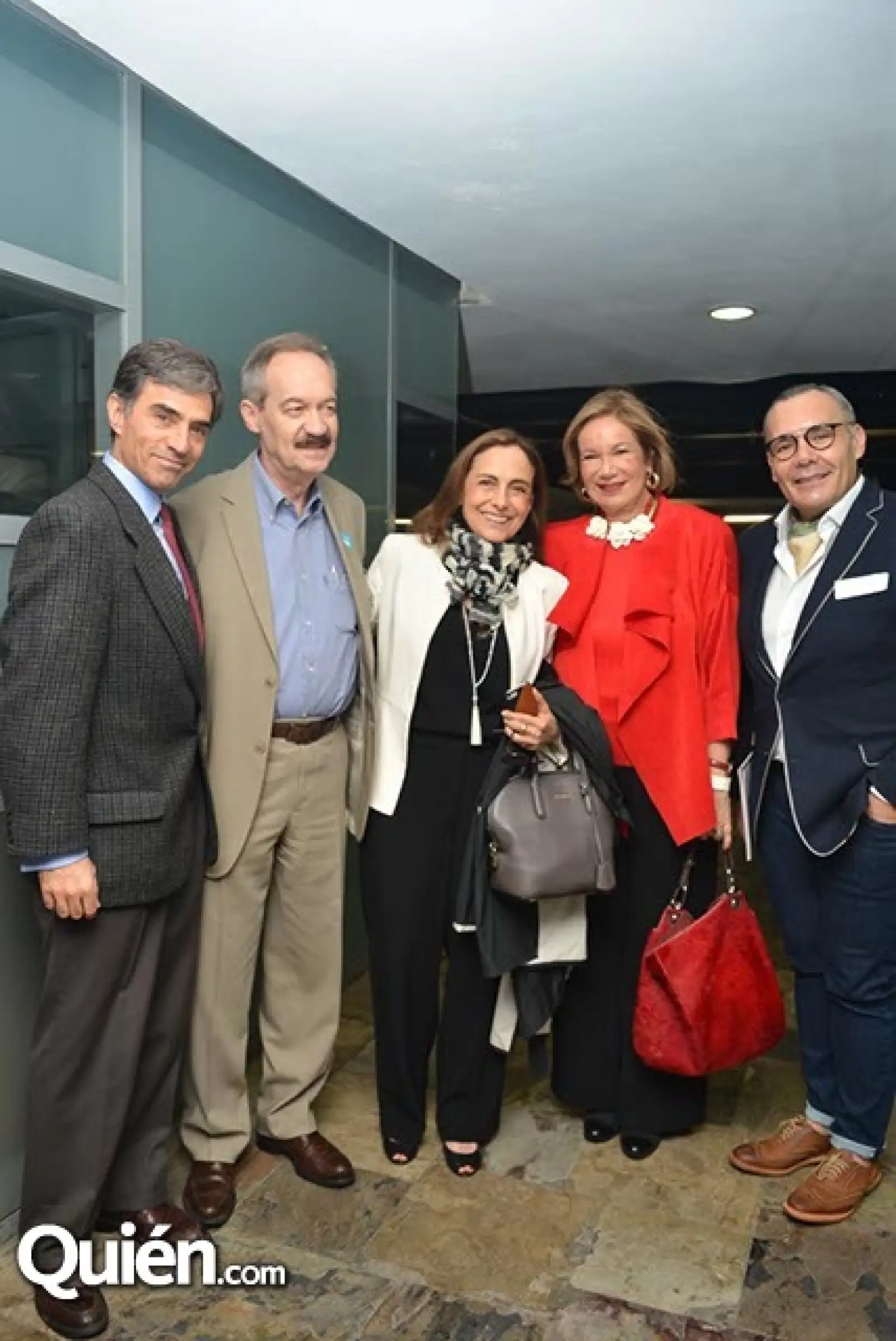Pablo Bracho,Enrique Goldbard,Diana Bracho,Guadalupe Loaeza y Daniel Espinosa.
