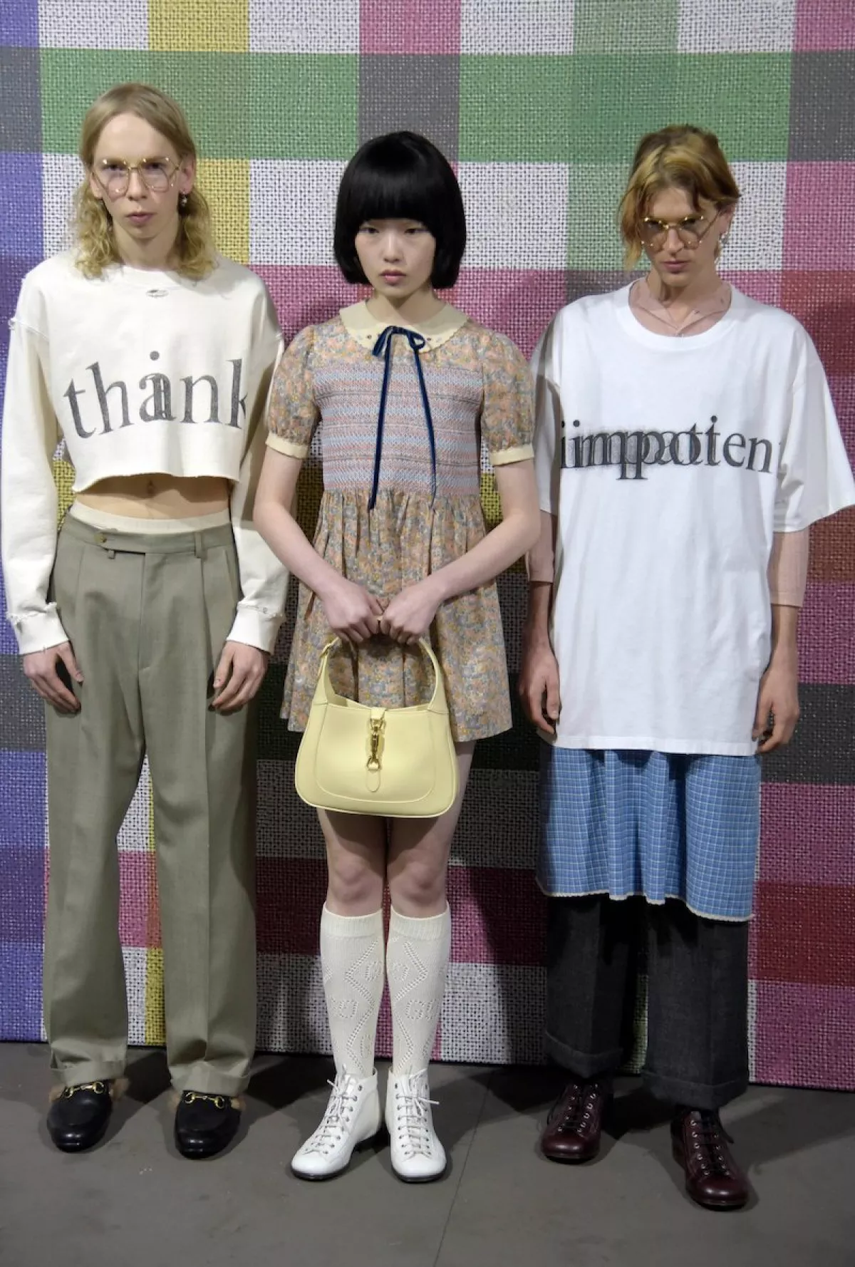 Gucci show, Backstage, Autumn Winter 2020, Milan Fashion Week Men's, Italy - 14 Jan 2020
