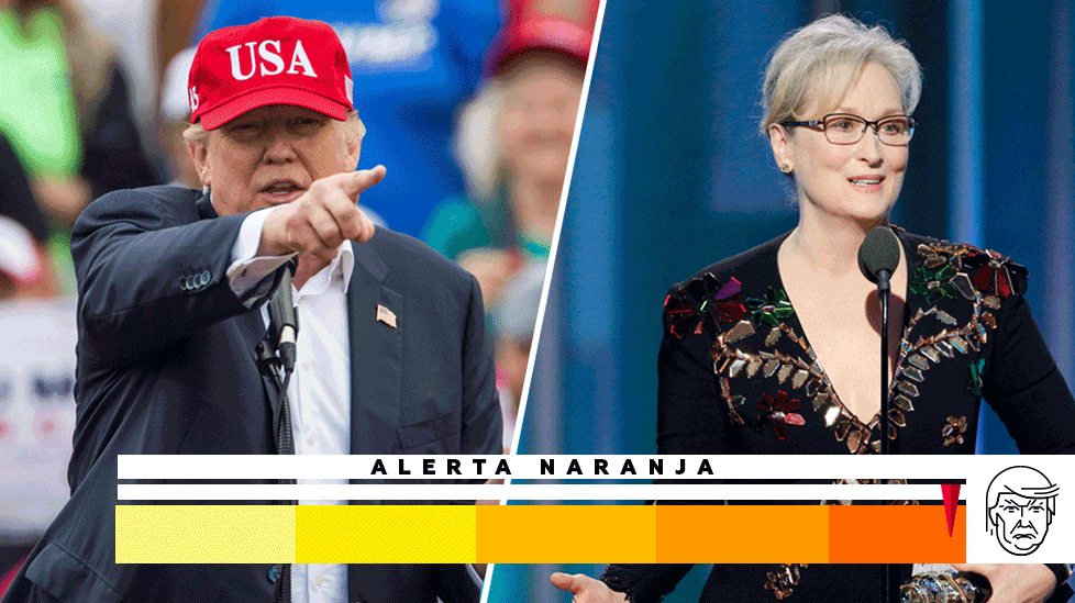 Donald Trump vs Meryl Streep