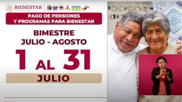 Pago de la pensión del Bienestar y otros programas sociales caerán en esta fecha
