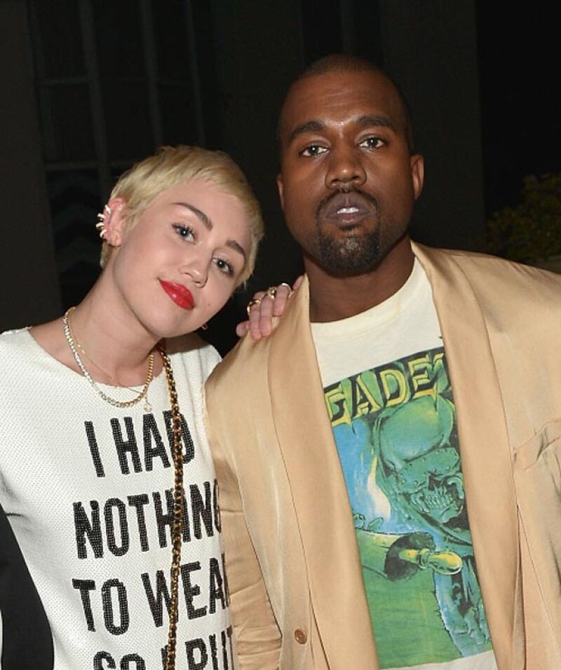 En el Fashion Los Angeles Awards, Kanye estuvo acompañado de Miley Cyrus.