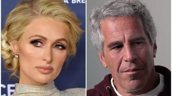 Paris Hilton y Jeffrey Epstein.
