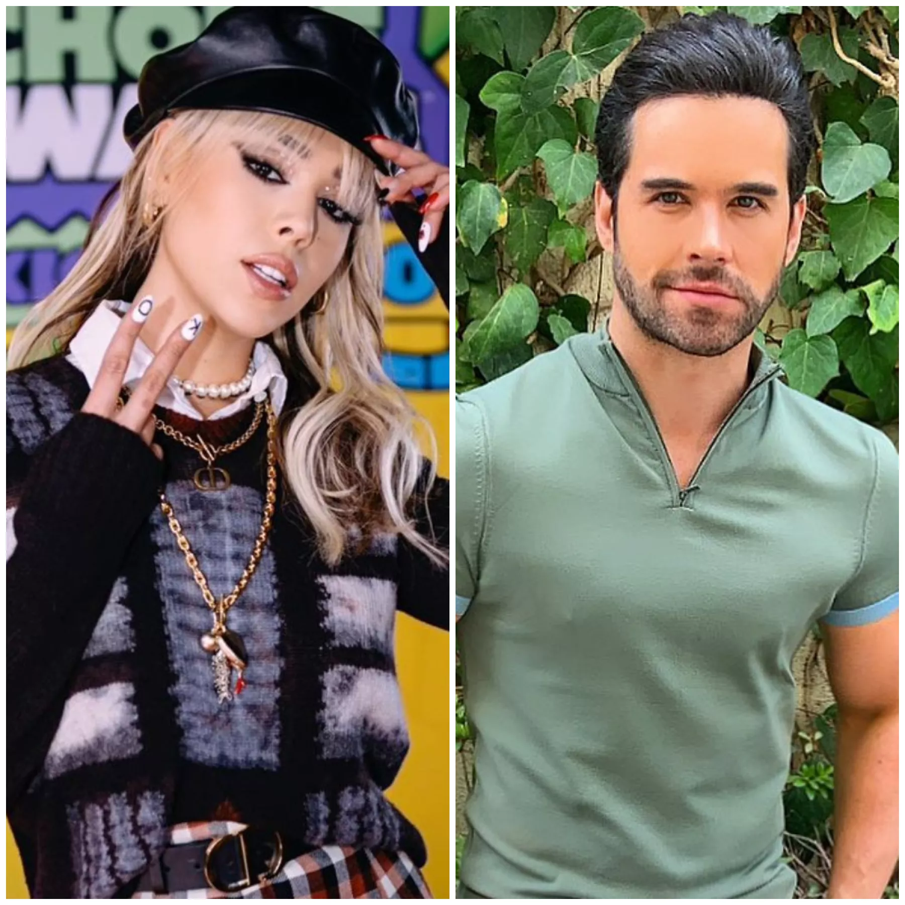 Danna Paola y Eleazar Gómez