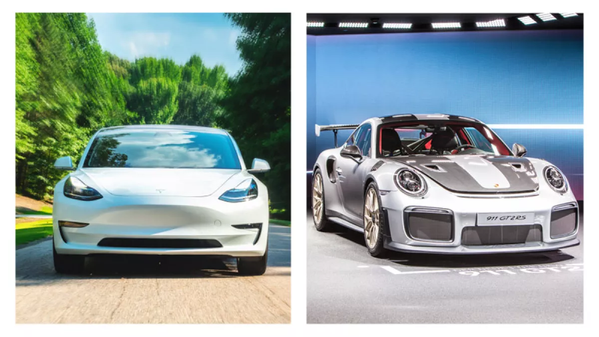 Tesla Model 3 vs Porsche 911 GT2 RS