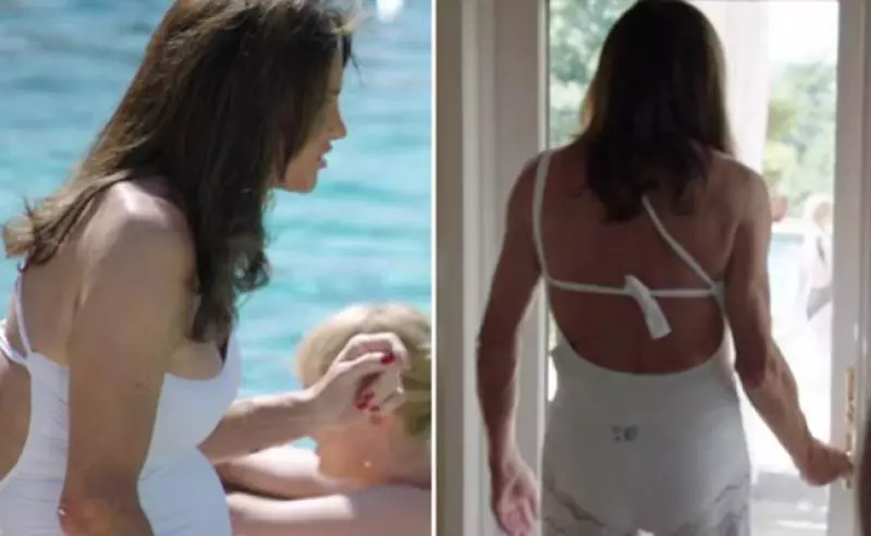 En el capítulo de esta semana de 'I Am Cait', el ex atleta supera sus miedo a lucirse por primera vez en traje de baño.