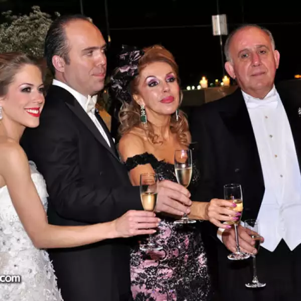 Boda de Carolina González y Bernardo Bichara Assad