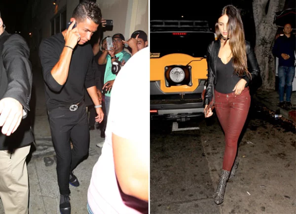 Eiza y Cristiano fueron vistos juntos en el nightclub Warwick en Hollywood.