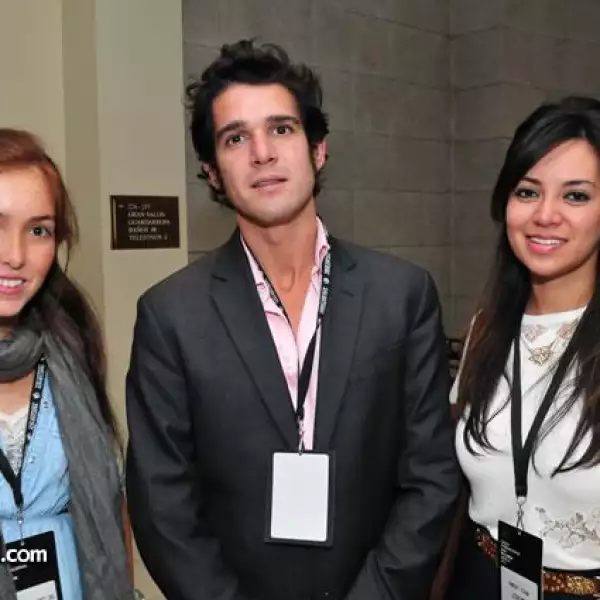 Natalia Fernández,Christian Rojas y Margot Tovar