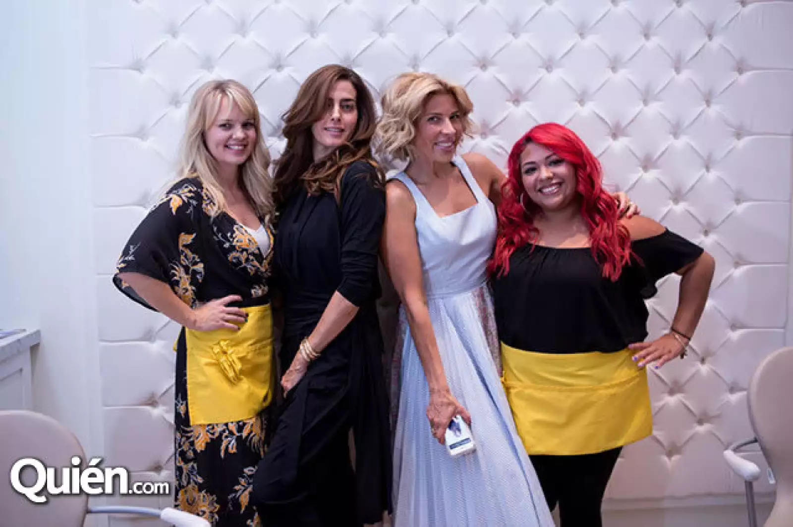 Paola Saad y Beatriz Pasquel en el Drybar