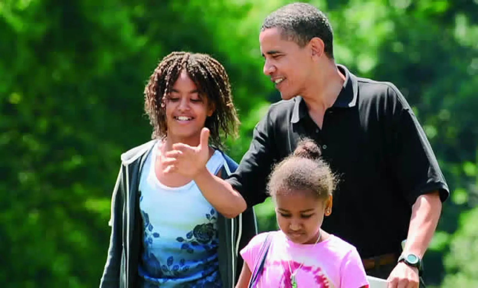 Las chicas se han adaptado a la Casa Blanca y no se han dejado impresionar. Siguen siendo las mismas niñas cariñosas, simpáticas y felices de antes.