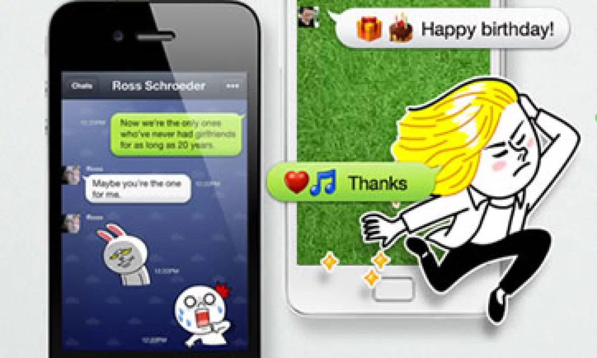Las ventas de los stickers están haciendo ganar al creador de Line 4 mdd al mes. (Foto tomada de Line.naver.jp)