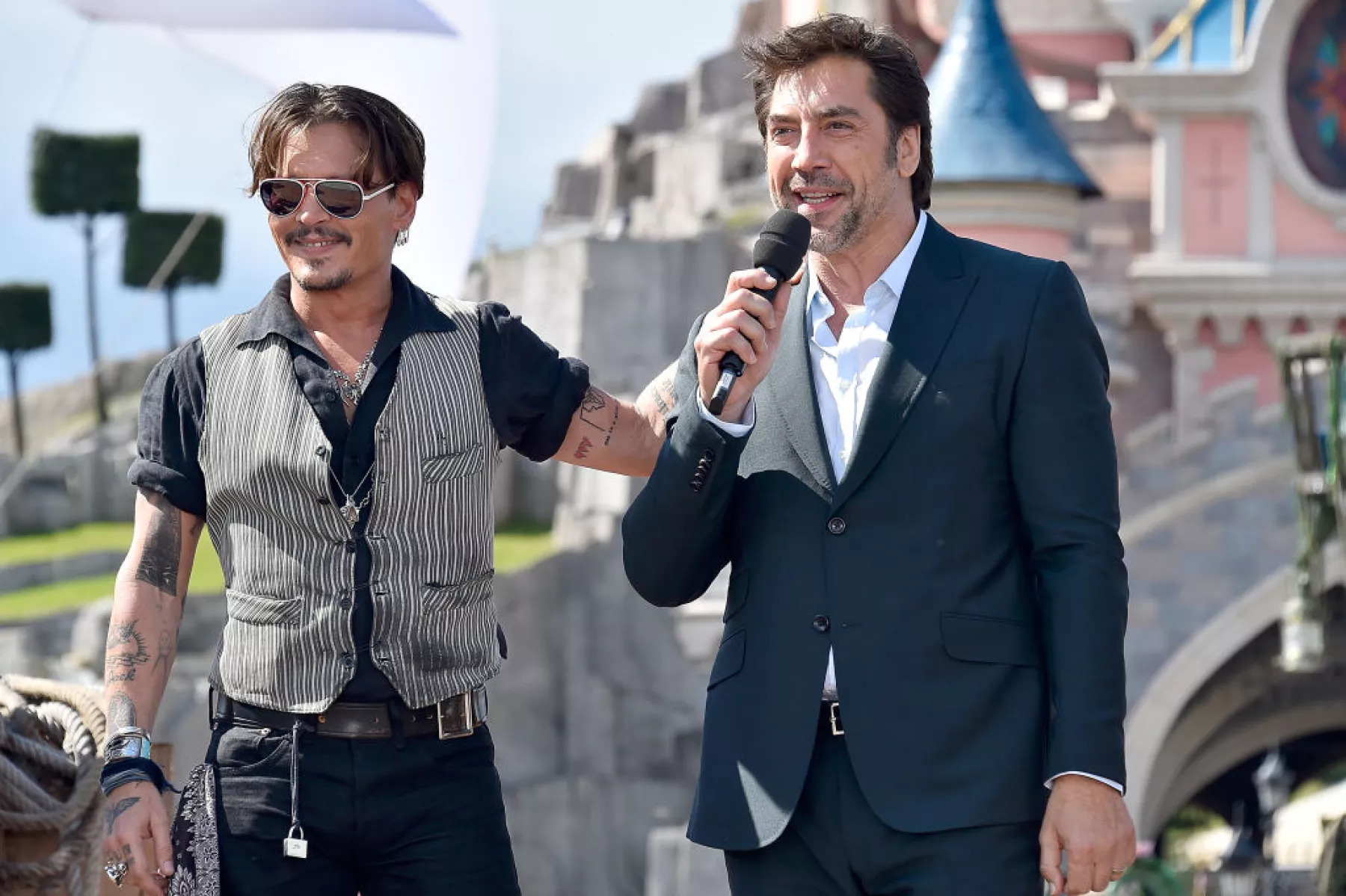 Johnny Depp y Javier Bardem.