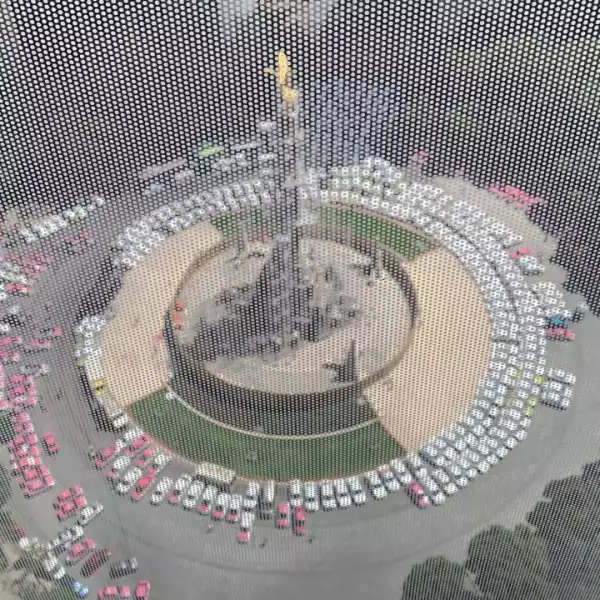 Taxistas desde el aire