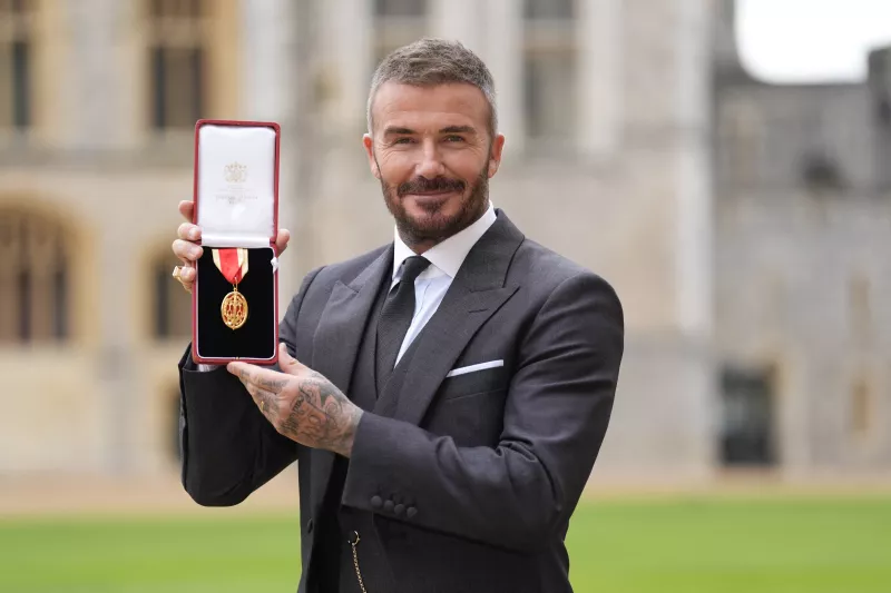 Ya es oficial: David Beckham es nombrado caballero por el rey Carlos lll