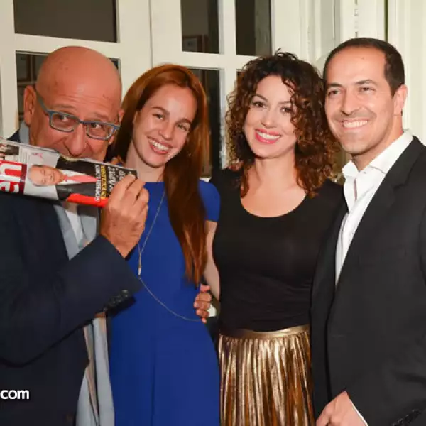 Andrea Panconesi,Daniela Villegas,Fernanda Hernández y Sami Hayek
