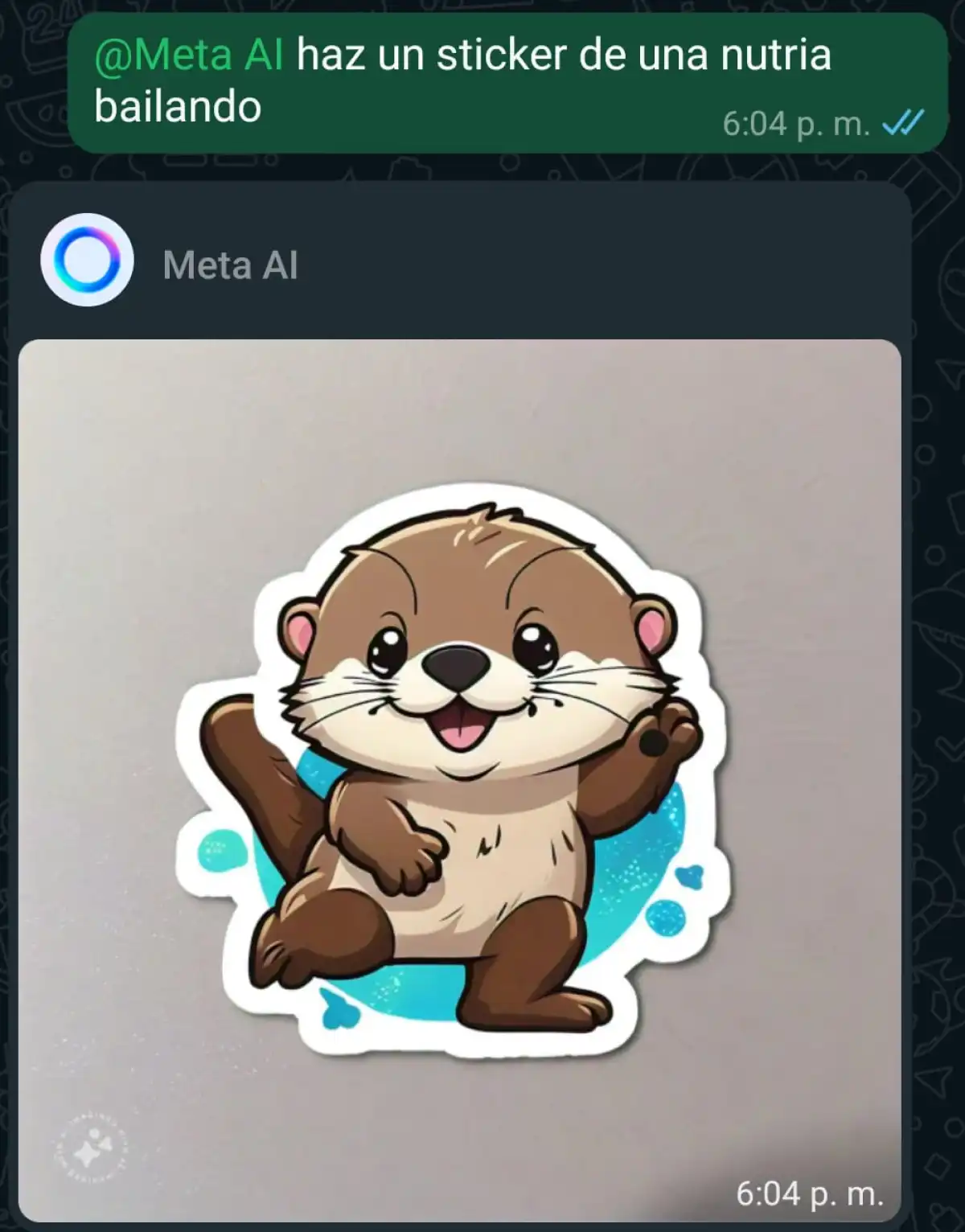 WhatsApp stickers ia