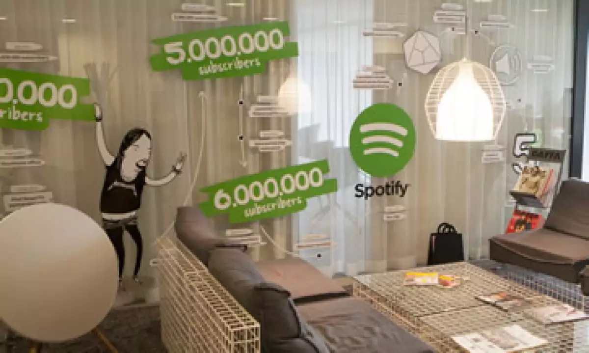 Las oficinas centrales del servicio de transmisión de música Spotify en Suecia (Foto: Getty Images/Archivo )