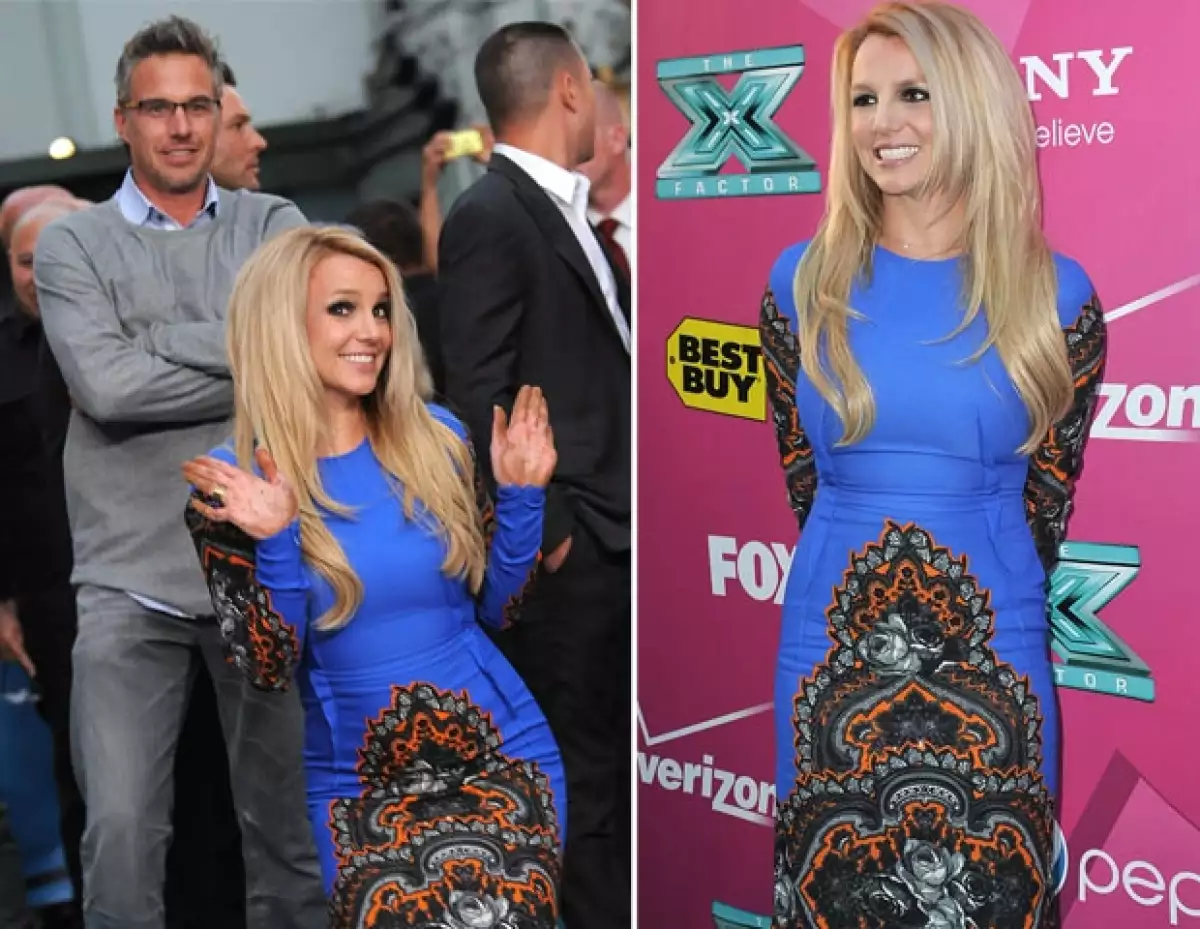 Britney estuvo acompañada por su prometido Jason Trawick.