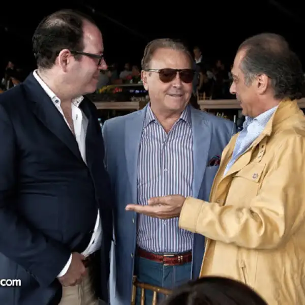 Luis del Valle, Ricardo Henaine y Carlos Salinas