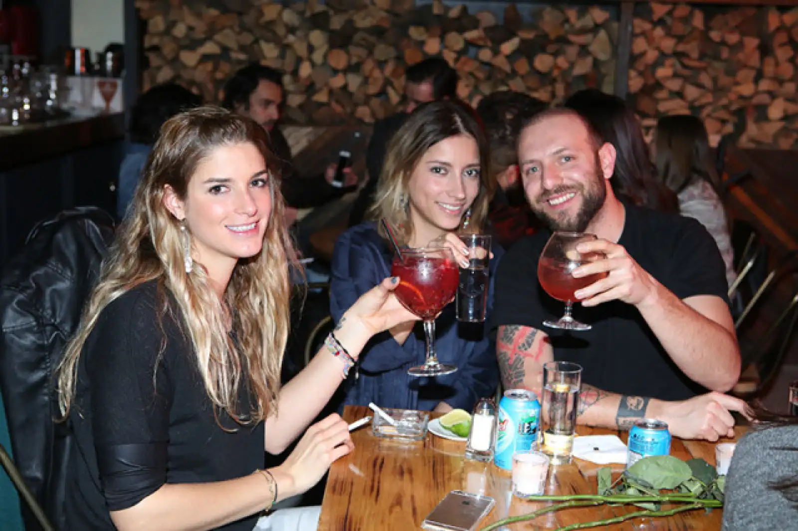 Cristina Millet, Michelle Aubert y Roberto del Río