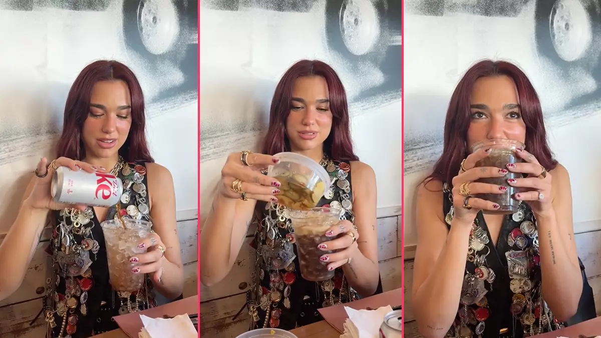 dua lipa toma coca dieta
