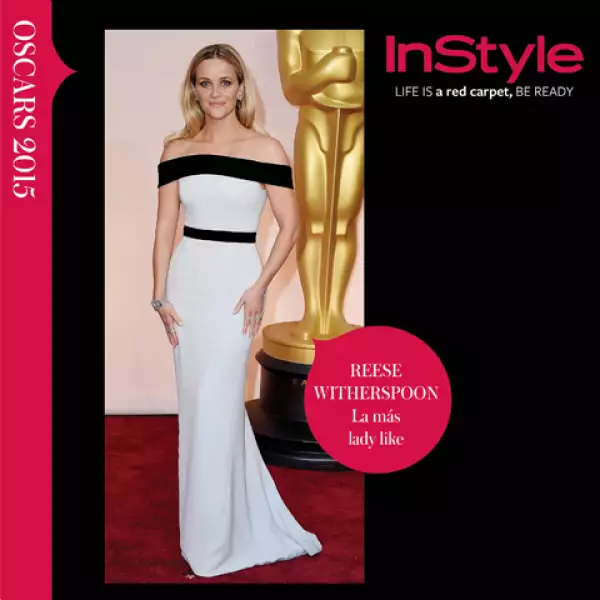 Irradiando una belleza al estilo Old Hollywood, la actriz acentúa este combo en blanco y negro de Tom Ford.